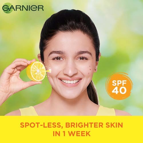 Spotless Brighter Skin in 1 week with Garnier Serum Cream